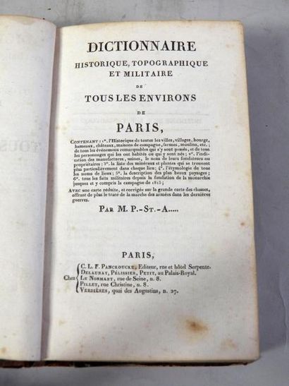 M. P. ST A
Dictionnaire historique, topographie...