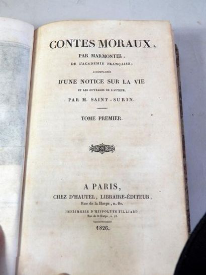 MARMONTEL
Oeuvres. Contes moraux. - Paris,...