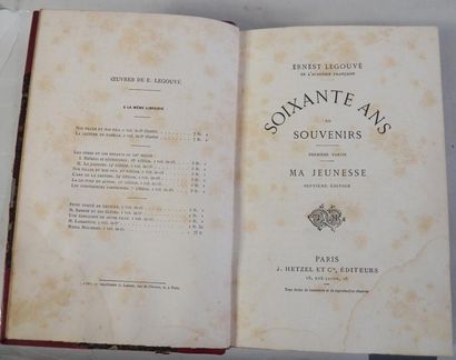 Ernest LEGOUVE
Soixante ans de Souvenirs....