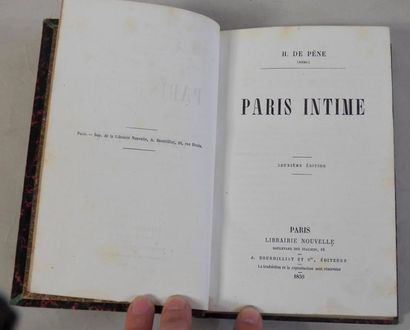 H. DE PENE
Paris Intime. - Paris, A. Bourdillat...