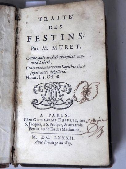 M. MURET
Traité des Festins. - Paris, Guillaume...