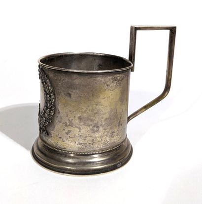 RUSSIE
Support à verre en argent 875/°° (84...