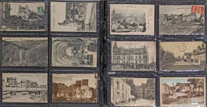 Ensemble de cartes postales dont NOYON, Oise...