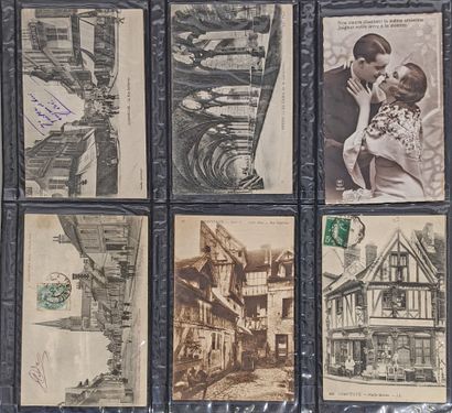 Ensemble de cartes postales dont NOYON, Oise...