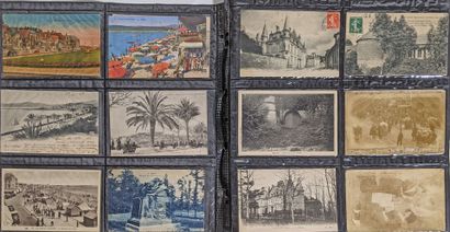 Ensemble de cartes postales dont NOYON, Oise...