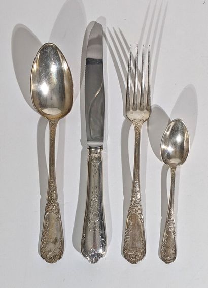 SFAM
Partie de ménagère modèle Rocaille en...