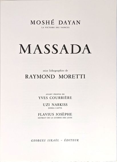 MORETTI (R.) - DAYAN (Moshe)
