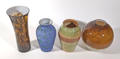 Lot de vases dont CHRISTIAN MURATORE, un...