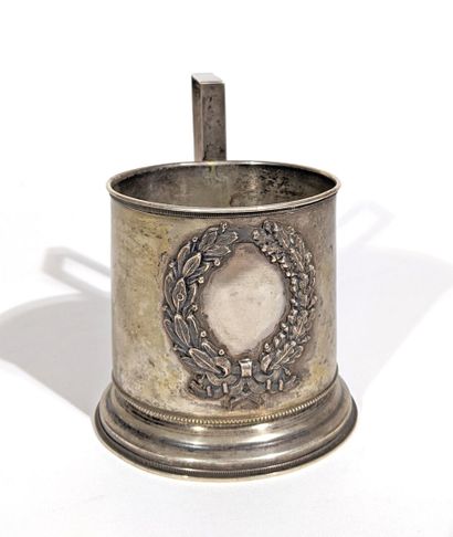 RUSSIE
Support à verre en argent 875/°° (84...