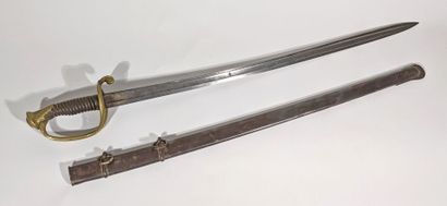 SABRE D'OFFICIER D'INFANTERIE modèle 1855...