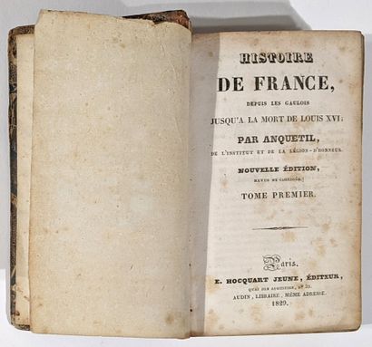 [HISTOIRE] 
ANQUETIL. Histoire de France...