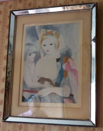 D après MARIE LAURENCIN : Jeune fille au...