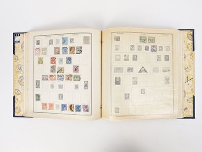 Réunion de deux albums de timbres neuf et...