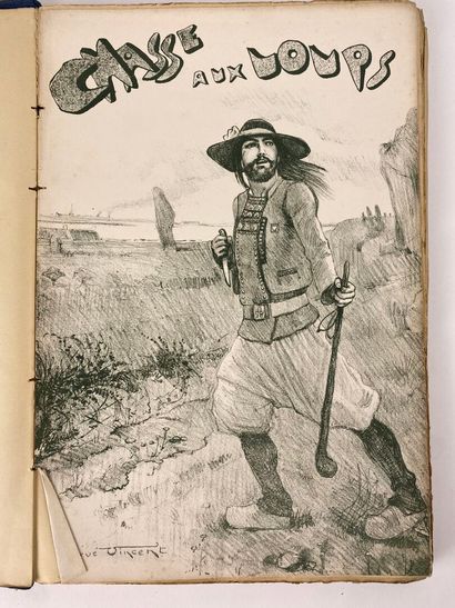BOTREL (Théodore)
Chansons de «La fleur-de-lys»
Couverture-aquarellé...