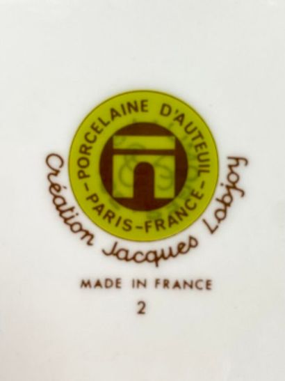 PORCELAINE D'AUTEUIL - Création Jacques LOBJOY
Vide-poche...