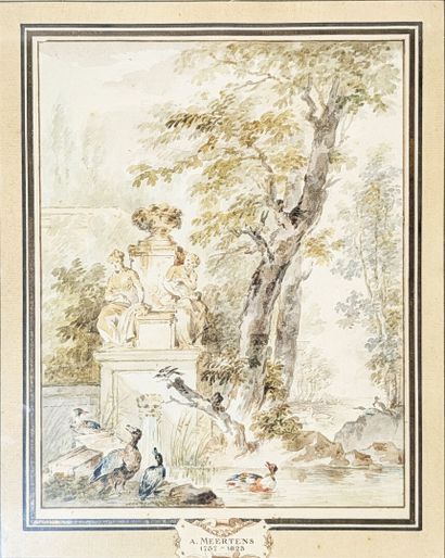 Abraham MEERTENS (1757-1823), Attribué à...