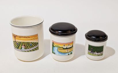 VILLEROY & BOCH, par Laplau
Trois pots à...