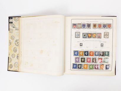 Réunion de deux albums de timbres neuf et...