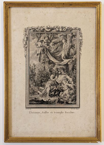 D'après EISEN gravé par LE MIRE
«L'été, le...