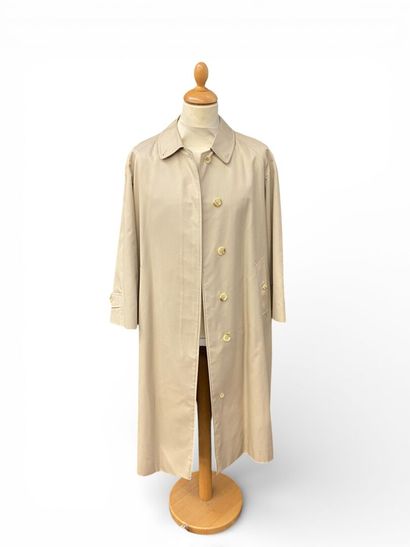 BURBERRY
Trench paletot en gabardine de coton...
