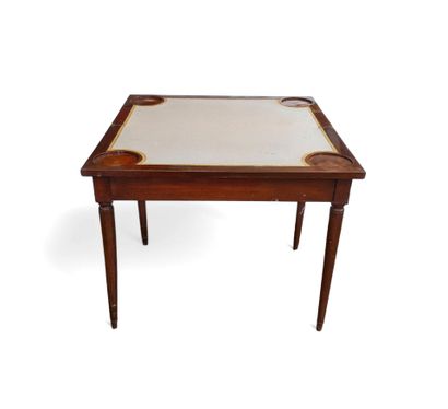 TABLE À JEU à plateau dit portefeuille en...