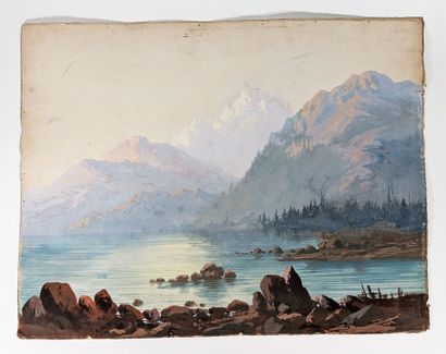 École FRANCAISE ou SUISSE du XXe siècle
