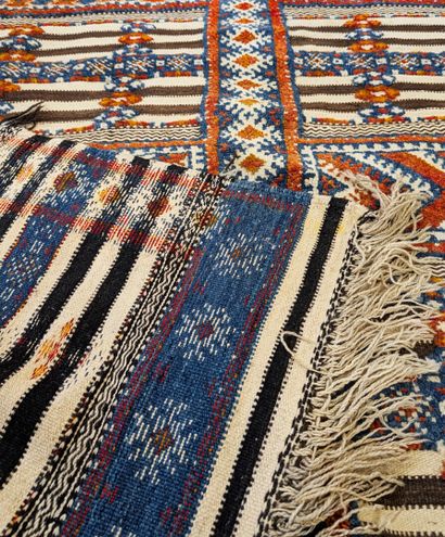MAROC, Fès
Tapis en laine au point noué à...