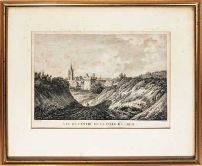 [OISE ET PICARDIE]
RÉUNION de trois gravures...