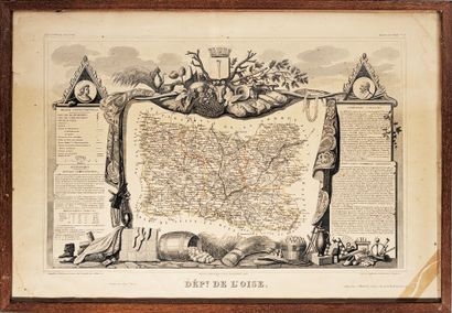 [OISE ET PICARDIE]
RÉUNION de trois gravures...