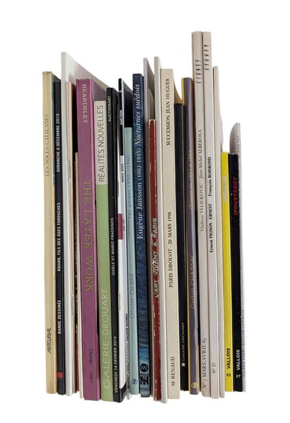 Ensemble de catalogues d'exposition et ventes...