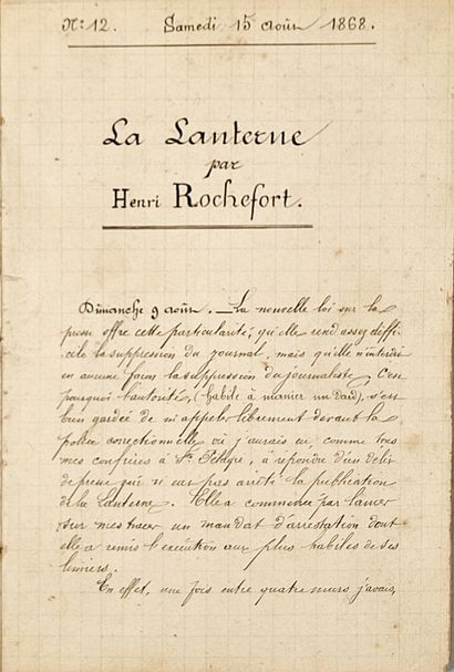 ROCHEFORT (Henri) : 