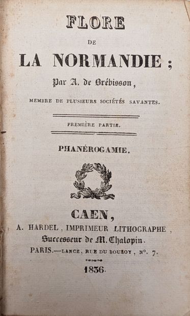 BREBISSON (A. de.), Flore de la Normandie....
