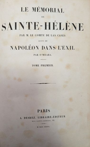 [IER EMPIRE]
LAS CASES (Comte de) - Le Mémorial...