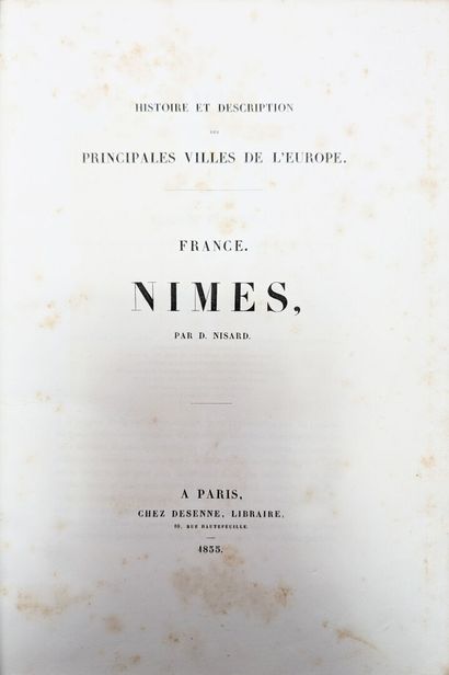 NISARD (D.). Histoire et description des...