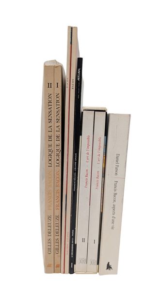 [FRANCIS BACON]
Réunion d'ouvrages. 
- Deleuze...