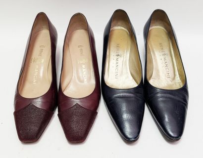 RENE MANCINI
Set of two pairs of high-heeled...