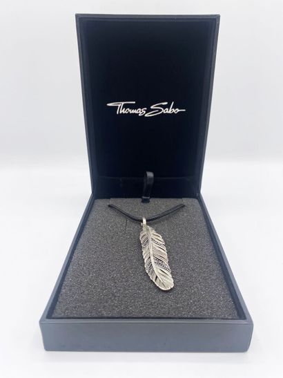 THOMAS SABO
PLUME pendant necklace. 
Marked...