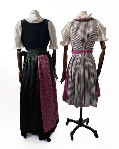 SET OF 2 DIRNDLS (traditional attire from...
