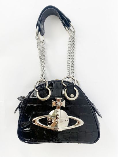 VIVIENNE WESTWOOD
Small black vegan faux...
