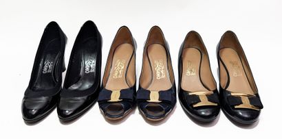 SALVATORE FERRAGAMO
Set of three pairs of...
