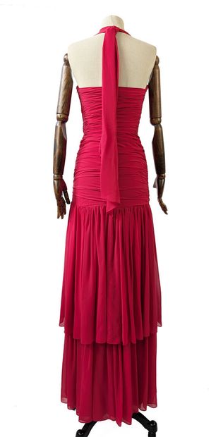 SCHERRER - Boutique
Long pink silk dress,...