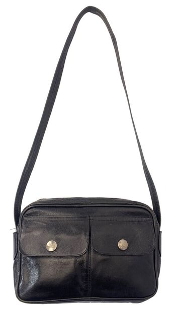 CELINE
Black leather crossbody or shoulder...