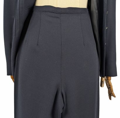 VALENTINO - Miss V
Navy blue wool two-piece...
