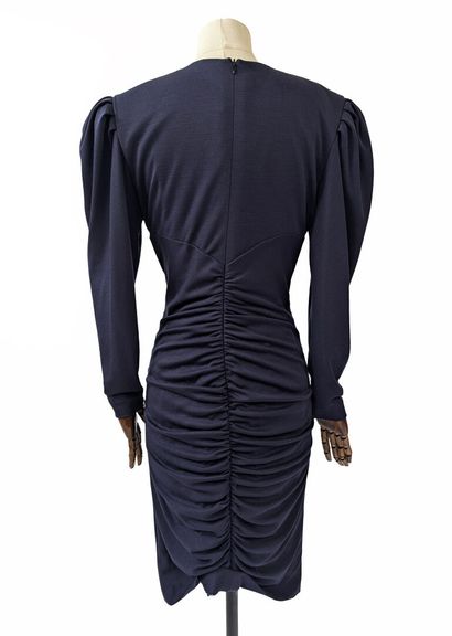 NARAKAS Paris
Navy blue jersey dress with...