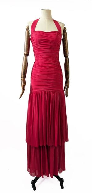 SCHERRER - Boutique
Long pink silk dress,...
