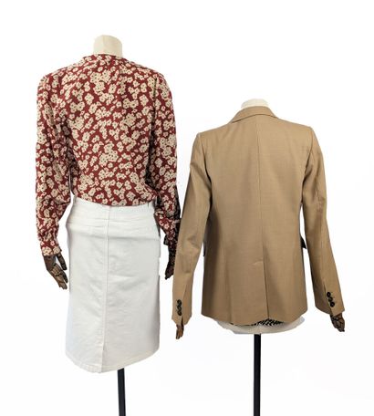 GERARD DAREL
4-piece set:
- Beige wool blazer,...