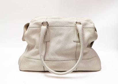 SALVATORE FERRAGAMO
White grained leather...