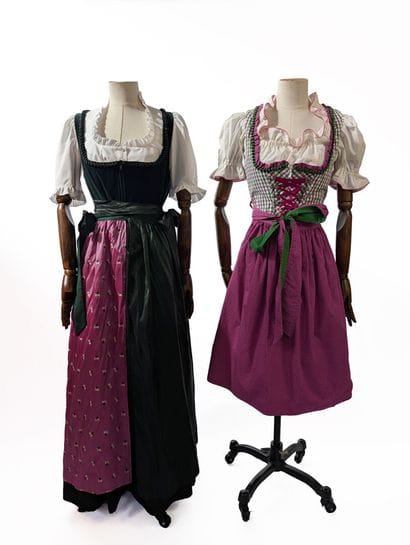 SET OF 2 DIRNDLS (traditional attire from...