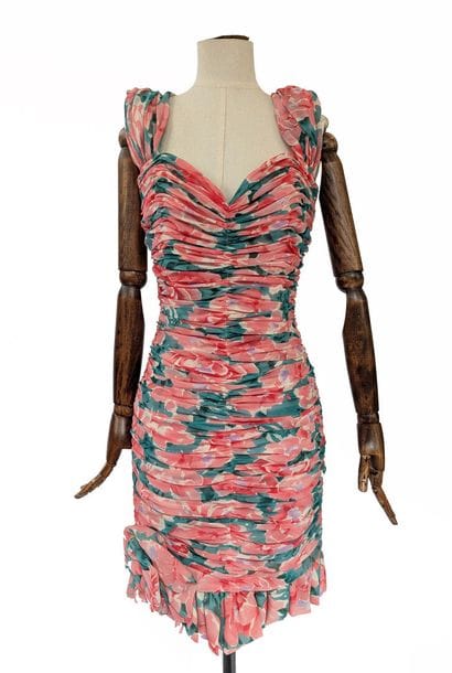 NARAKAS - Paris
Silk sheath dress with a...