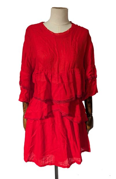 IRO
Short dress with three-quarter-length...